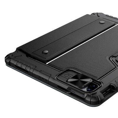 Bao Da Kèm Bàn Phím cho iPad Pro 11 & iPad Pro 12.9 inch 2020/2021/2022 Nillkin Bumper Combo Case Keyboard (Có khe cắm bút Apple Pencil) - Hàng Chính Hãng