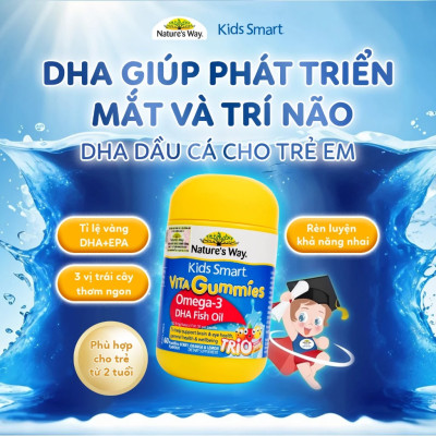 Kẹo Dẻo DHA Cho Bé Nature