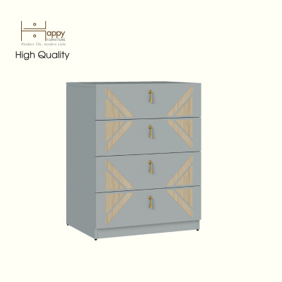 [Happy Home Furniture] CHARIS, Tủ lưu trữ 4 ngăn kéo, 60cm x 45cm x 78cm ( DxRxC), THK_117