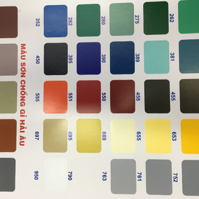 Sơn epoxy Hải Âu màu đỏ EP551 1L/Bộ