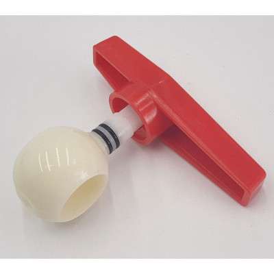 Bộ 5 van PVC 2 mảnh ghép siêu nhẹ có chân dùng cho ống nước 27mm Eurolife EL-VCC27 (Xám đỏ)