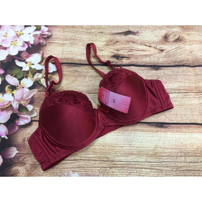 Áo Lót Nữ Mút Mỏng Trơn Phối Ren Có Gọng Cài Sau 2 Móc Belle 210 – Thoáng Mát, Nâng Đỡ Vừa Vặn