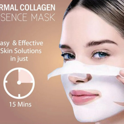 [ Tặng thêm 2 miếng ] Set 10 Mặt nạ dưỡng da tinh chất Collagen Dermal