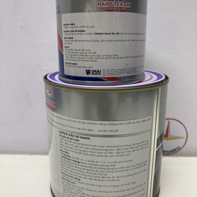 SƠN SẮT KẼM GALANT HARD TEX 2K TRẮNG MỜ F422_Bộ 1L