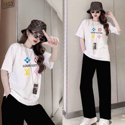 Sét bộ đồ nữ quần dài ống suông rộng đi chơi duyên dáng sang trọng bigsize mẫu mới đẹp, bộ đồ cao cấp bao chất