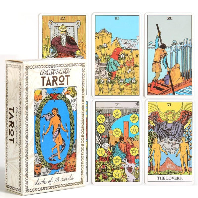 Bộ bài Tarot classic design deck of 78 cards (Bộ bài tarot 78 lá) {KÈM QUÀ TẶNG}
