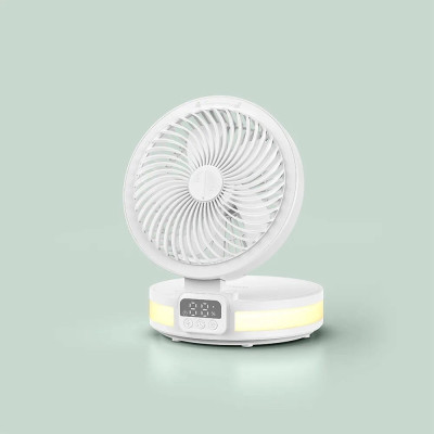 Quạt Tích Điện Để Bàn WiWU Carter Circulating FS05 Có Đèn Báo Pin, Xông Tinh Dầu Tạo Hương Thơm - Hàng Chính Hãng