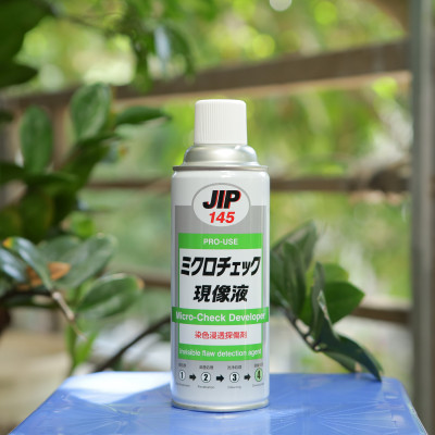 JIP145 Dung dịch làm sạch và hiển thị vết nứt, bình xịt kiểm tra vết nứt 420ml ICHINEN Nhật Bản