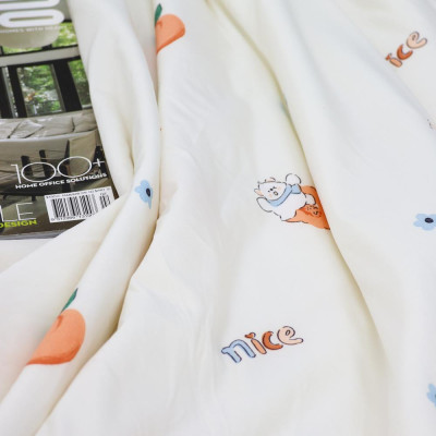 [CHĂN HÈ MÁT LẠNH] Mền lạnh I Cool Advance NIN House NM8025 2mx2m2 | Chăn chần bông Ice Silk lạnh như tencel, Chăn điều hoà nhiều độ