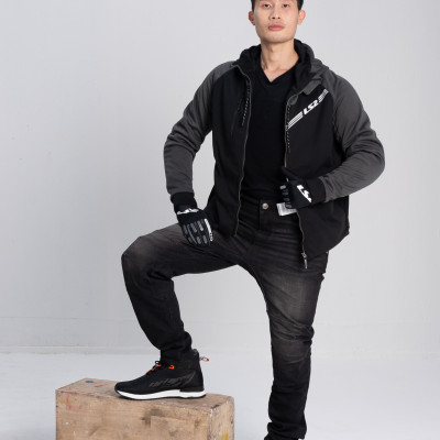 Áo Hoodie Bảo Hộ Mô Tô, Xe Máy LS2 Throttle Man