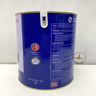 Sơn dầu cao cấp TOA Con Vịt màu xám MD 191 _ 3L