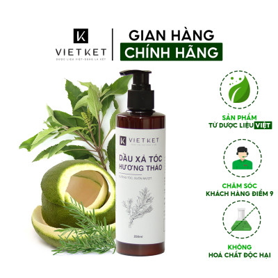 Dầu Xả Tóc Thảo Dược VIETKET 250ml - Giúp tóc suôn mượt