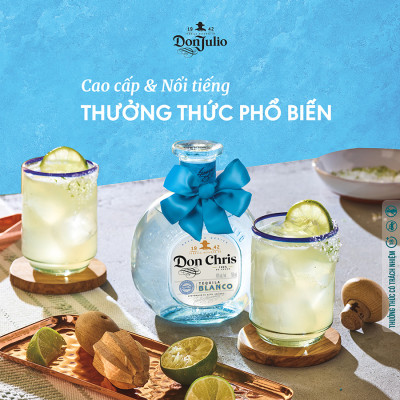 Rượu Don Julio Blanco Tequila 38% 750ml kèm hộp