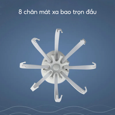 Máy mát xa đầu Half Horse, 8 chân rung sóng âm mát xa 360 độ. Hàng chính hãng