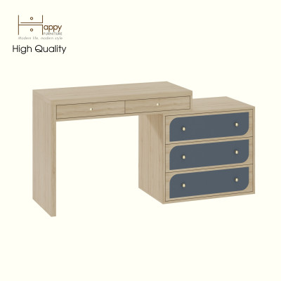 [Happy Home Furniture] BANA, Bàn trang điểm 5 ngăn kéo, 148cm x 45cm x75cm ( DxRxC), BAN_070