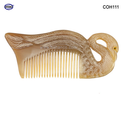 Lược sừng Thiên Nga đẹp làm quà tặng (Size: XL-15 cm) COH111 - Chăm sóc tóc