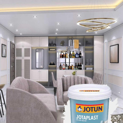 Sơn nước trong nhà JOTUN JOTAPLAST 5L bền màu, che phủ tốt (Sơn nội thất)