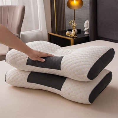 Gối Ngủ Chống Đau Mỏi Vai Gáy, Gối Spa Êm Chống Đau Cổ ,Gối Cao Su Non Chống Ngáy- Giảm Mệt