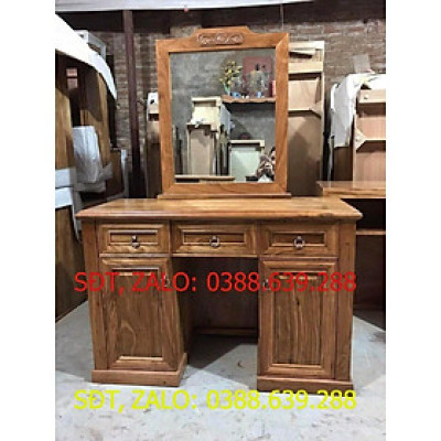 Bàn Phấn Gỗ Hương Xám