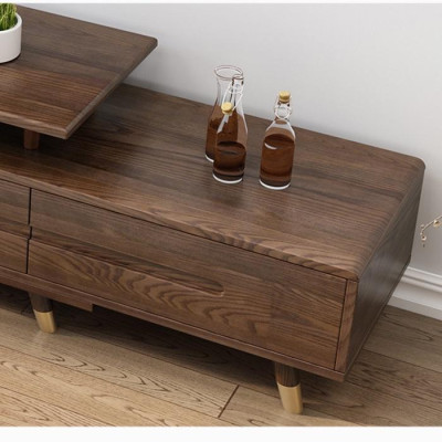 HÀNG HOT Kệ tivi sang trọng hiện đại 1m8-2m5 tiện ích Kệ tivi gỗ tự nhiên cao cấp đa năng sang trọng LUX-KTV05