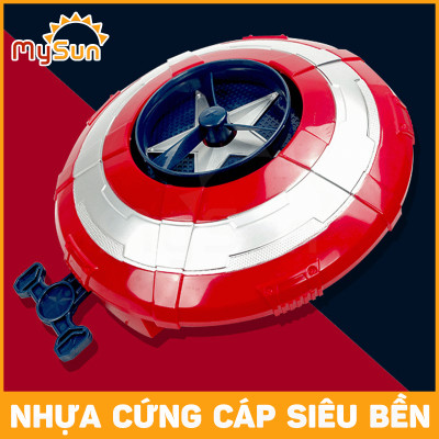 Khiên Captain America đội trưởng Mỹ đồ chơi cho trẻ em khiêng anh hùng siêu nhân chong chóng quay