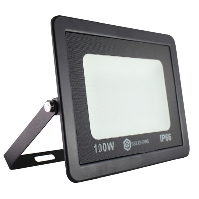 Đèn Pha LED GS-PN100 Công suất 100W Siêu Mỏng (ánh sáng vàng)