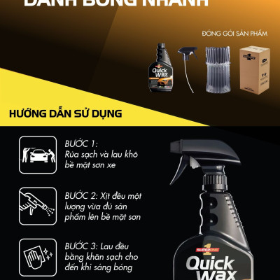 Dung Dịch Đánh Bóng Nhanh Sơn Ô Tô SUPERONE Quick Wax Detailer - Exterior SOUTHWALL A202