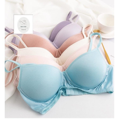 Áo Lót Cotton Lụa Đệm Mỏng Không Gọng AL26