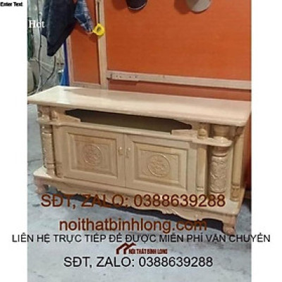kệ ti vi nhỏ phòng khách gỗ sồi