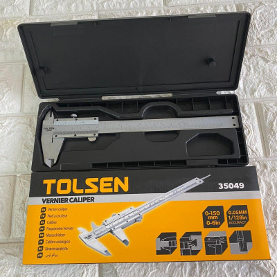 THƯỚC KẸP CƠ 150mm TOLSEN 35049 - HÀNG CHÍNH HÃNG