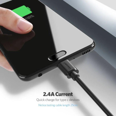Ugreen UG30162US141TK 3M màu đen Dây USB 2.0 sang Type-C truyền dữ liệu và sạc - HÀNG CHÍNH HÃNG