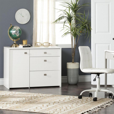 Tủ để tài liệu bằng gỗ thiết kế hiện đại kiểu dáng nhỏ gọn SMLIFE Frarrah