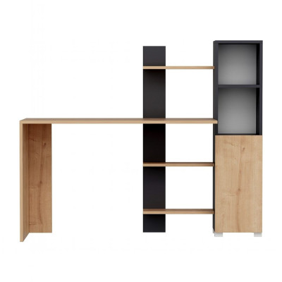 Bàn làm việc liền giá sách hiện đại SMLIFE Delilah