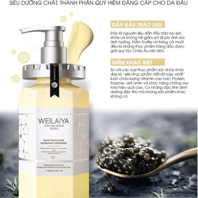 Dầu Xả Phục Hồi Đa Tầng Nấm Truffle Weilaiya - Tặng mini dầu gội gừng