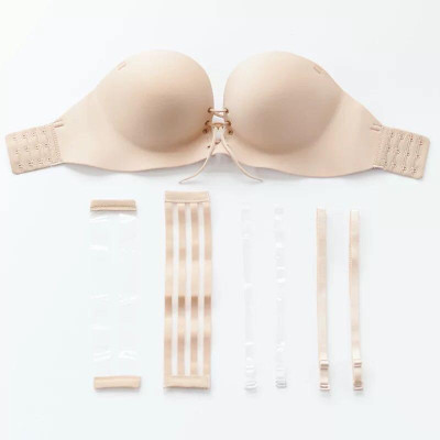 Áo Ngực Nữ Bàn Tay Đúc Su Dây Rút Siêu Nâng Ngực - Da