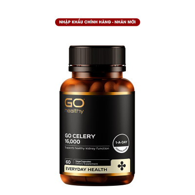 Bộ Sản Phẩm 2 Hộp Viên Gout Nhập Khẩu Chính Hãng New Zealand Go Celery 16000mg (30 + 60 Viên)