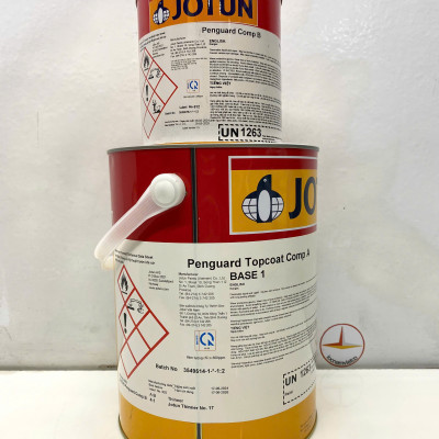 Sơn Epoxy Jotun Penguard Topcoat base 1 màu trắng - White 001 _5L/bộ