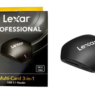 Đầu đọc thẻ Lexar Professional Multi Card 3 in 1 USB 3.1 Reader, Hàng nhập khẩu