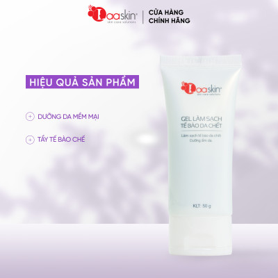 Gel làm sạch tẩy tế bào da chết và dưỡng ẩm da Laaskin 50g