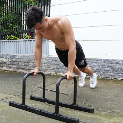 Xà kép mini, Parallettes size XL (Cao 40cm) chính hãng DAI NHAN, làm bằng thép, sơn tĩnh điện