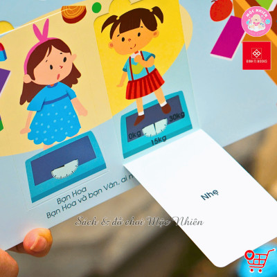 Sách tương tác - Lift the flap - Lật mở khám phá - So sánh - Đinh Tị Books