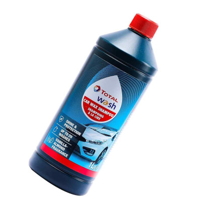 Xà bông rửa xe đậm đặc có chứa sáp phủ bóng sơn xe 2in1 Total Energies TE-CW1L - tỉ lệ pha 1:200, làm sạch bụi bẩn, bùn đất, dầu mỡ, dưỡng tăng độ bóng sơn