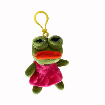 45cm Sad Frog Plush Toy Soft Stuffed Pillow Magic Expression Pepe The Sad Frog Animal Plush Doll