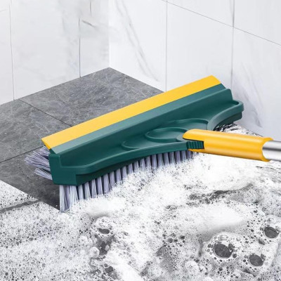 Bàn Chải Chà Nhà Tắm , Bàn Chải Chà Sàn Hai Mặt 3 Trong 1 ,Bàn Chải Lông Cứng Có Tay Cầm Ống Lồng GroFa