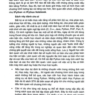 Khoa Học Dữ Liệu Với Python - STK