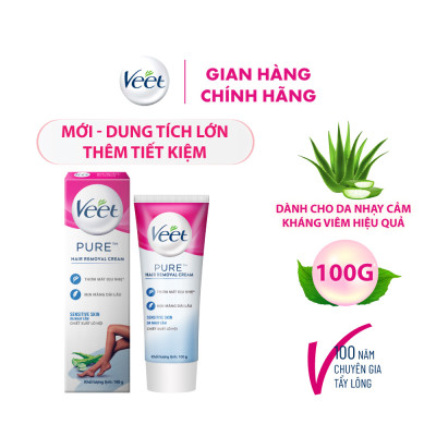 Kem Tẩy Lông Veet Pure Sensitive 100g