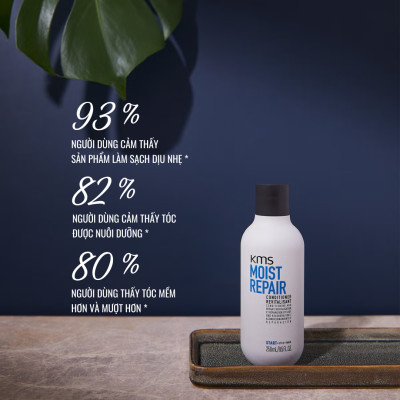 Dầu Xả Dưỡng Ẩm Goldwell KMS Moistrepair Nuôi Dưỡng Và Phục Hồi Tóc Hư Tổn Lên Tới 99%