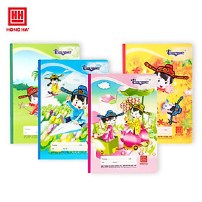 Lốc vở 4 ô ly 48 trang Hồng Hà School Trạng Nguyên - 0555