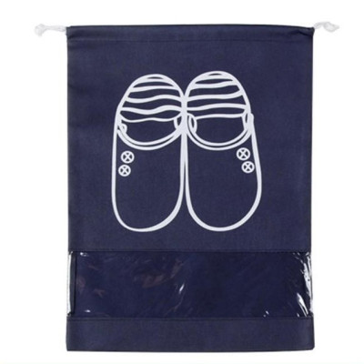 Túi Đựng Giày Dép Túi Xách Chất Liệu Vải Không Dệt Có Dây Rút Size Lớn (44x35cm)