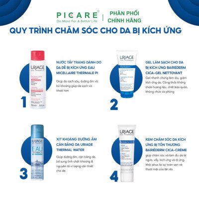 Kem Dưỡng Cho Da Kích Ứng Uriage Bariederm Cica Creme 15ml